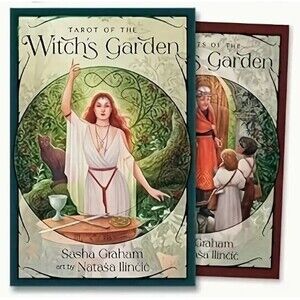 Witch's Garden Tarot Cards 78 Card Deck for Divination Board Games Sasha Graham